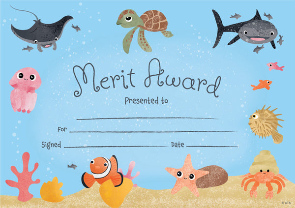 Sea Creatures - Certificates - Brain Spice