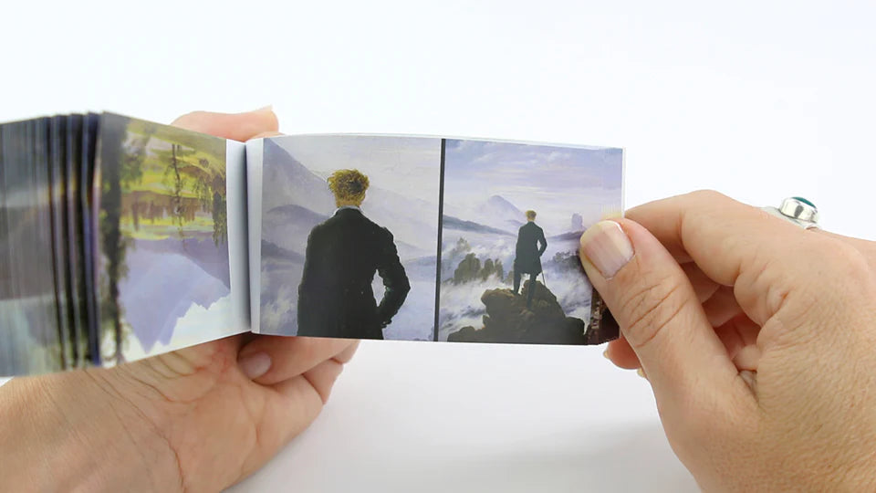 Caspar David Friedrich Flipbook - The Painters Collection - Brain Spice