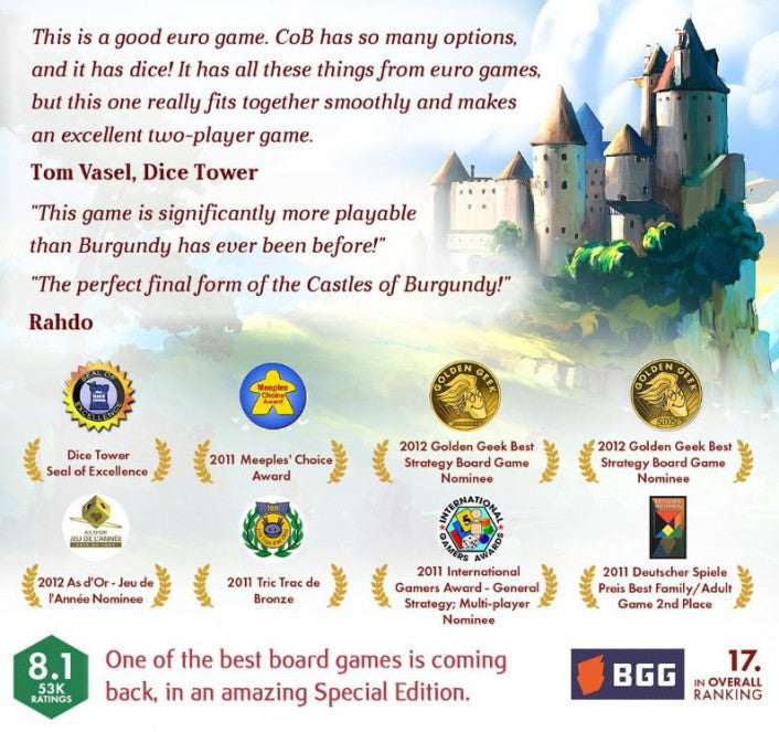 Castles of Burgundy Special Edition - Brain Spice