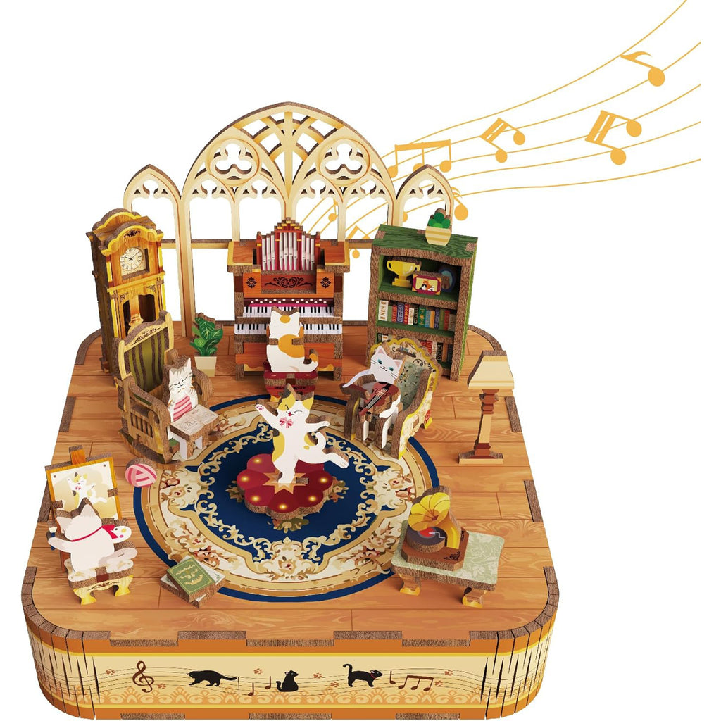 Cats Family - Music Box Kit - Brain Spice