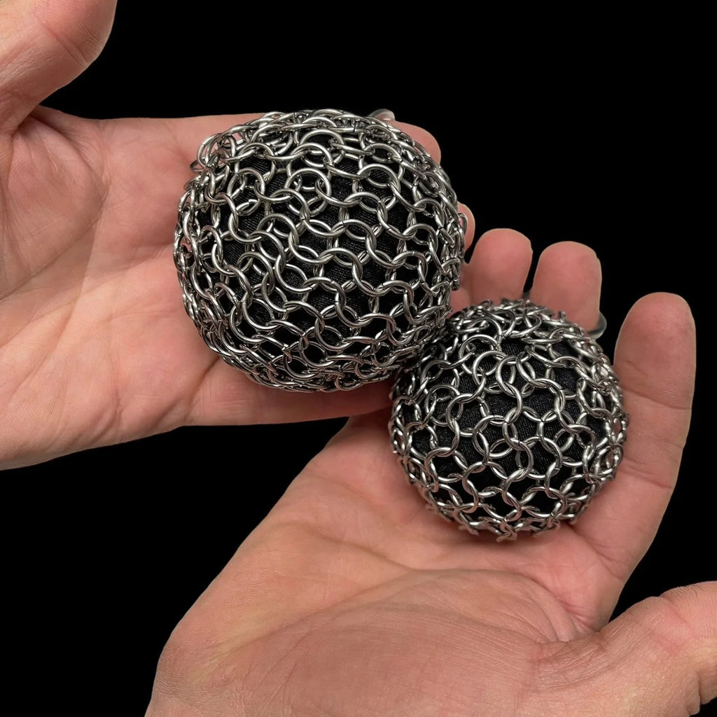 Chain Maille Ball - Large - 70mm - Brain Spice