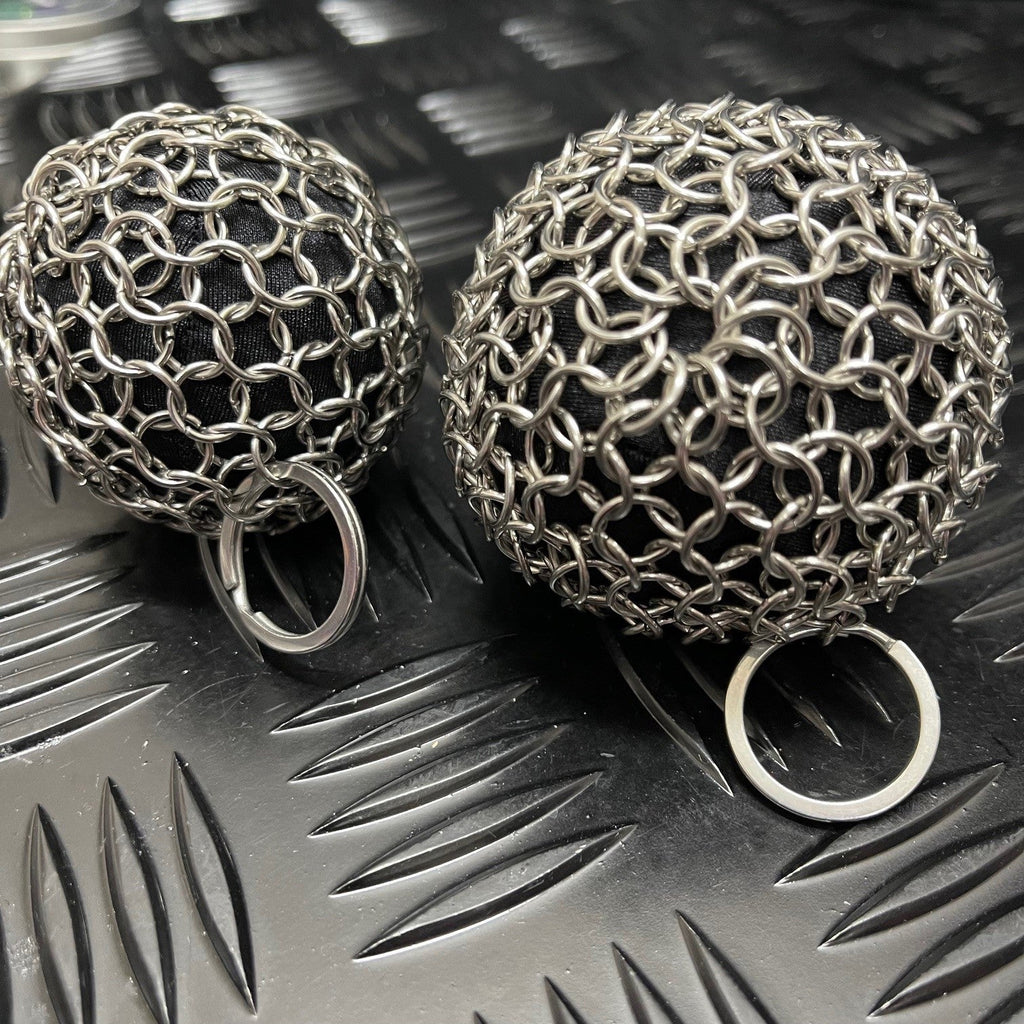 Chain Maille Ball - Large - 70mm - Brain Spice
