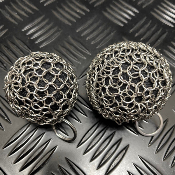 Chain Maille Ball - Large - 70mm - Brain Spice