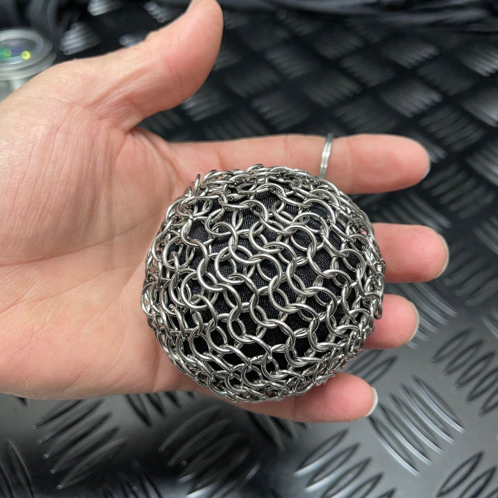 Chain Maille Ball - Large - 70mm - Brain Spice