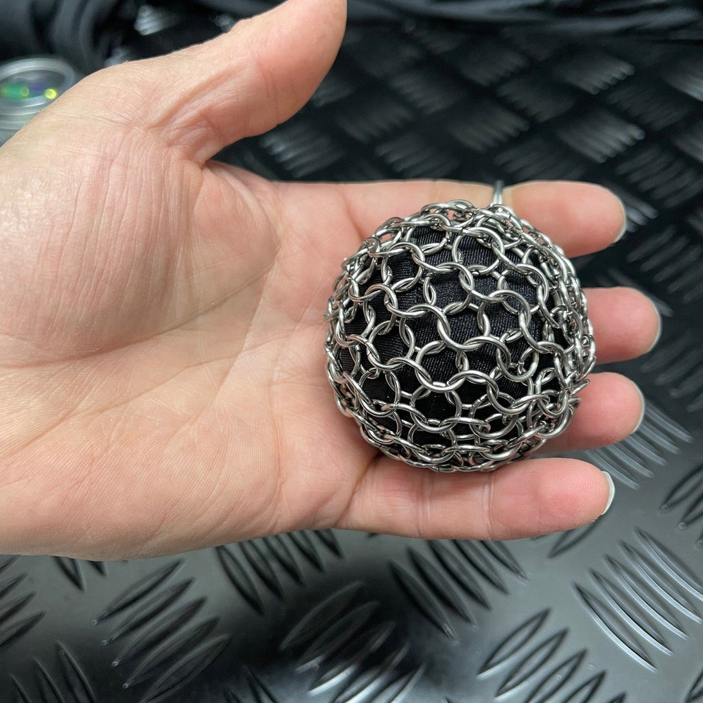 Chain Maille Ball - Large - 70mm - Brain Spice