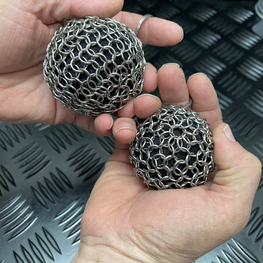 Chain Maille Ball - Large - 70mm - Brain Spice