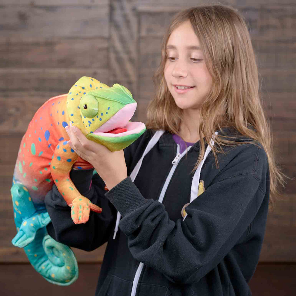 Chameleon - Large Hand Puppet - Brain Spice