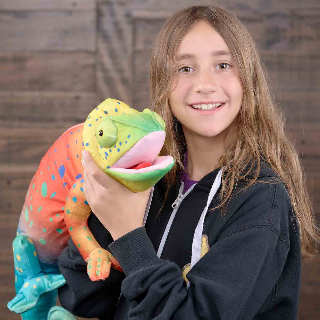 Chameleon - Large Hand Puppet - Brain Spice