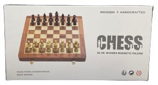 Chess Folding Wood Magnetic Set - 30cm - Brain Spice