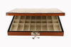 Chess Set - Staunton - Walnut Finish With Compartments 16inch - Brain Spice