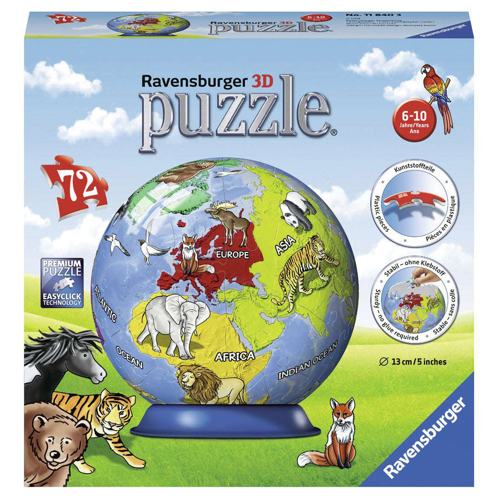 Childrens Globe PuzzleBall 72pc - Brain Spice