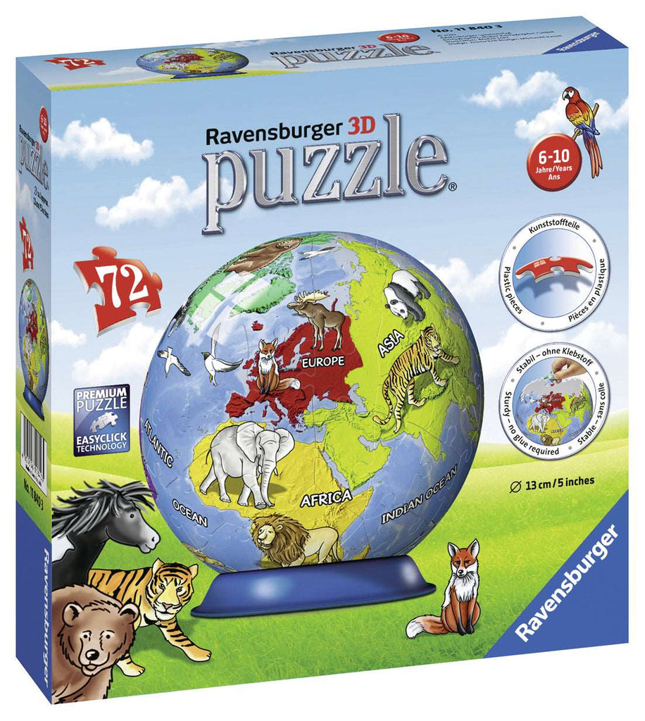 Childrens Globe PuzzleBall 72pc - Brain Spice