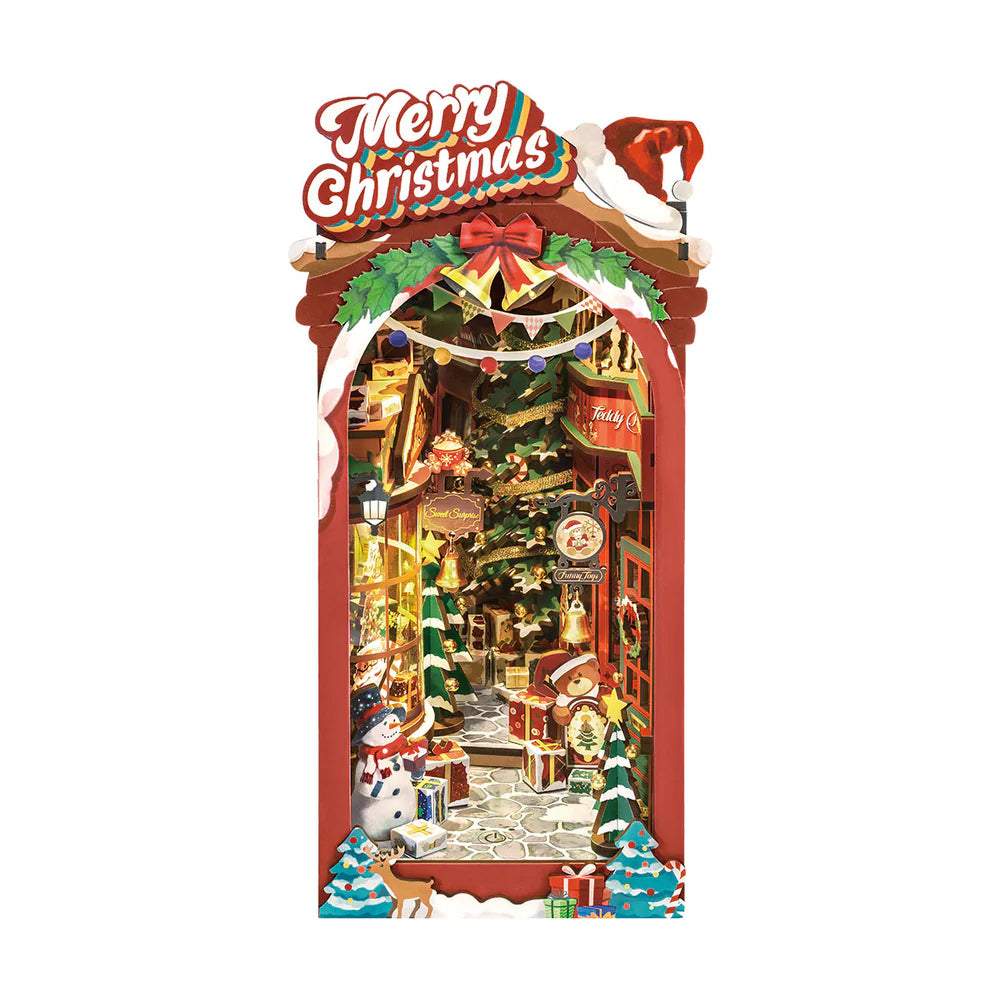 Christmas Street - DIY Bookends Kit - ROKR - Brain Spice