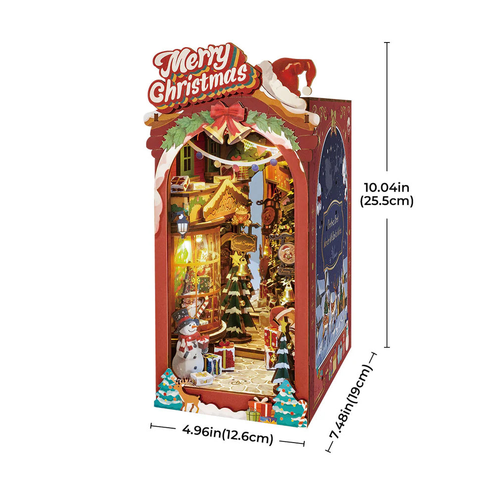 Christmas Street - DIY Bookends Kit - ROKR - Brain Spice