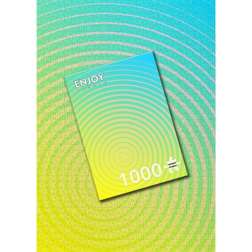 Circle Gradient Four - Jigsaw 1000pc - Brain Spice