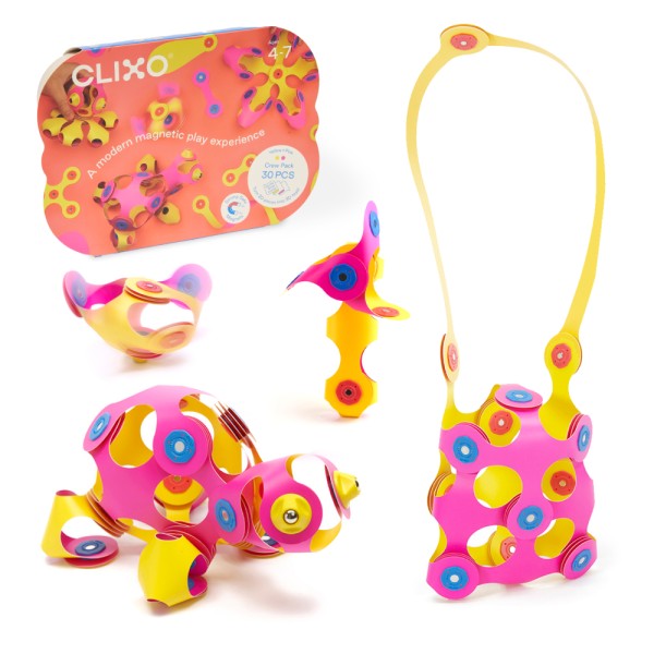 Clixo Crew Pack - Pink and Yellow - Brain Spice