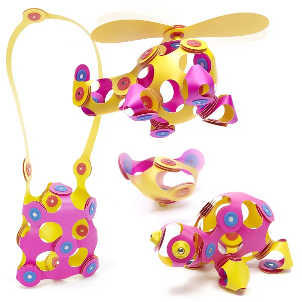 Clixo Crew Pack - Pink and Yellow - Brain Spice