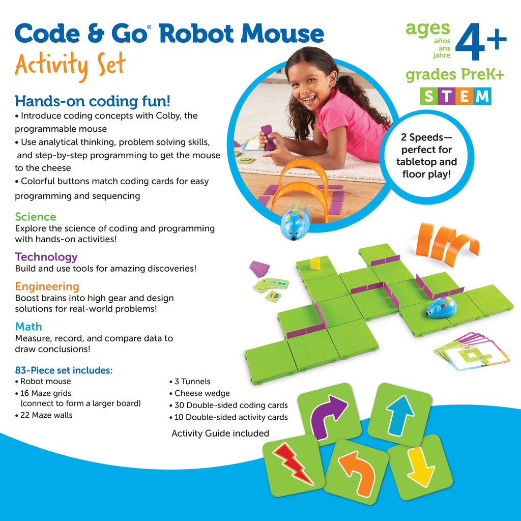 Code and Go Robot Mouse Activity Set - Brain Spice