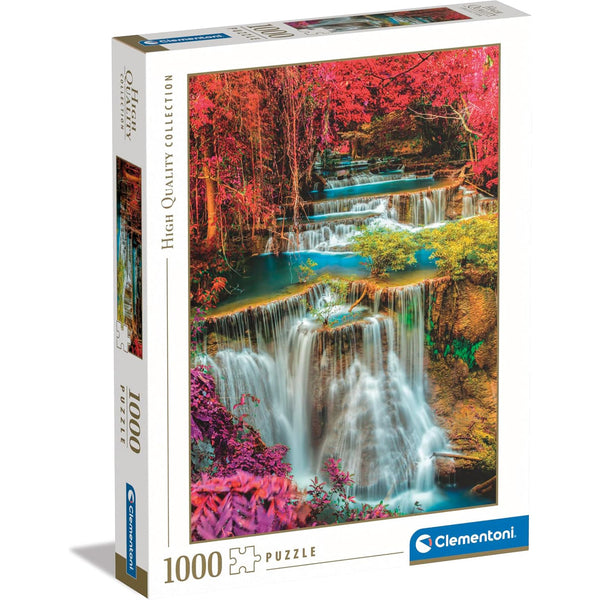 Colourful Thai Falls - Jigsaw 1000pc - Brain Spice