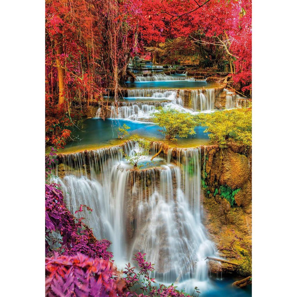 Colourful Thai Falls - Jigsaw 1000pc - Brain Spice