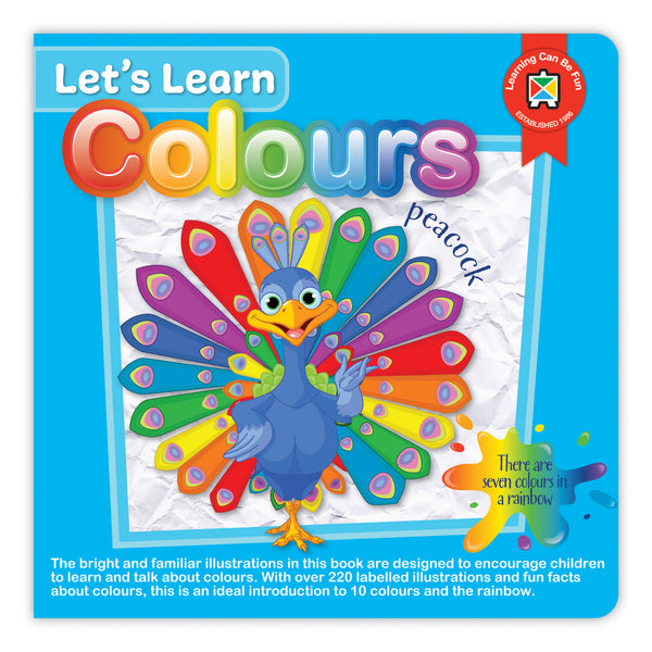 Colours Lets Learn Board Book - Brain Spice