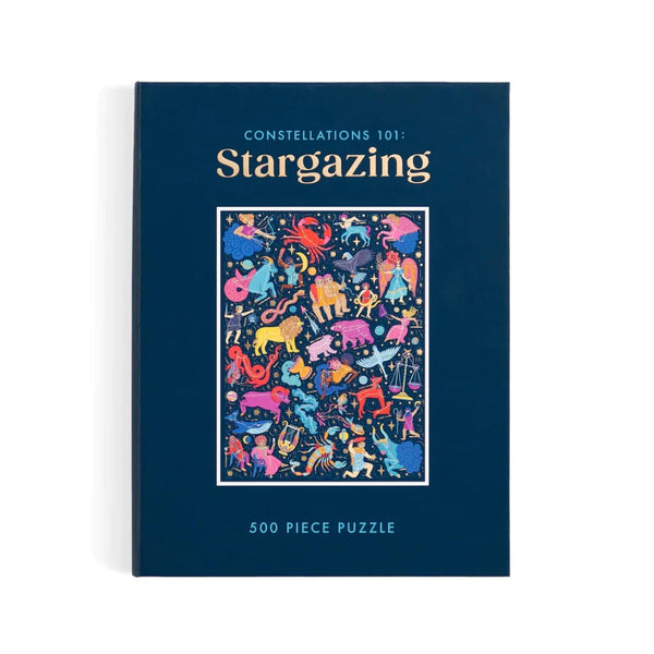 Constellations 101 Stargazing - Book Puzzle - 500pc - Brain Spice