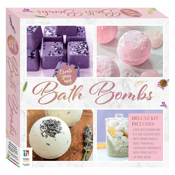 Create Your Own Bath Bombs - Deluxe Essentials Kit - Brain Spice