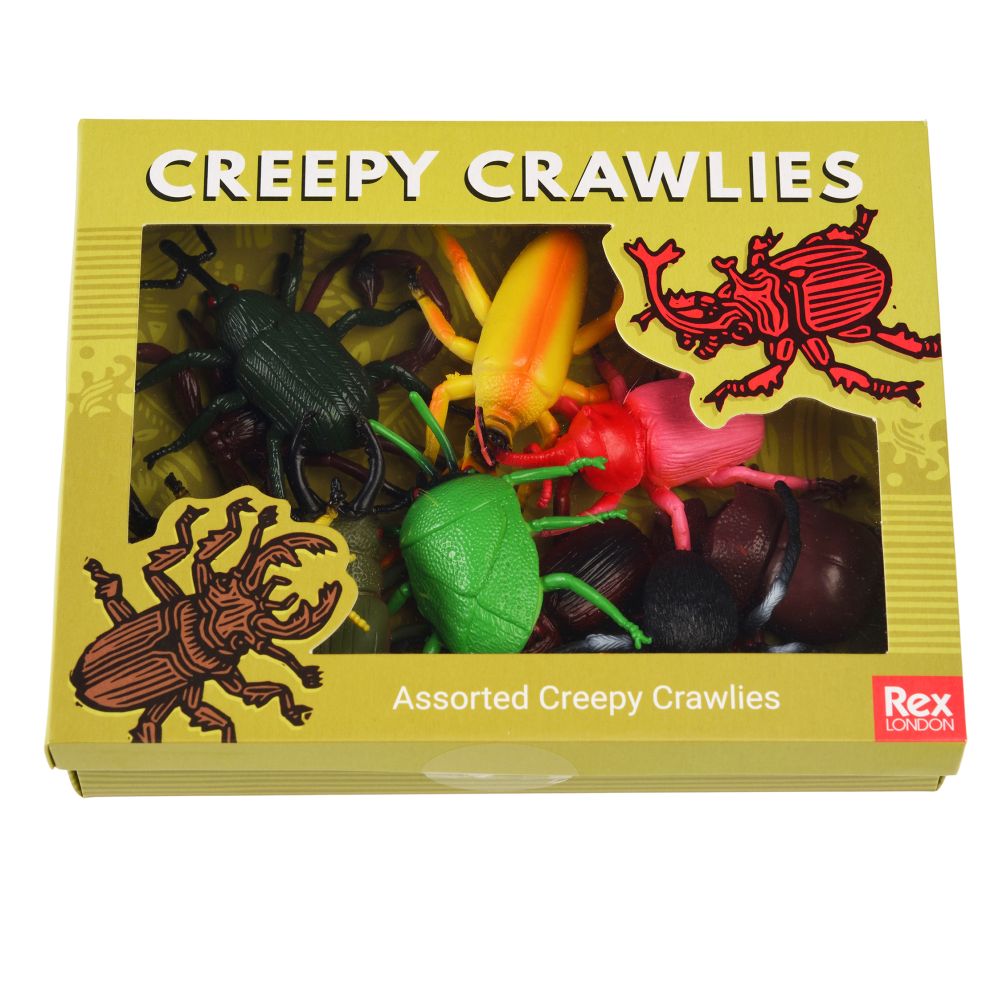 Creepy Crawlies Assorted Animal Box - 16pc - Brain Spice