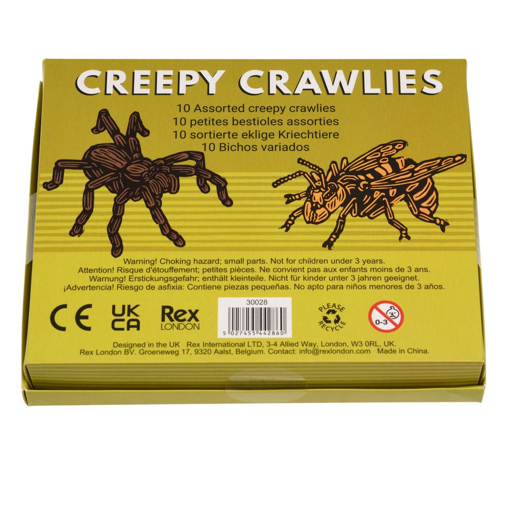 Creepy Crawlies Assorted Animal Box - 16pc - Brain Spice