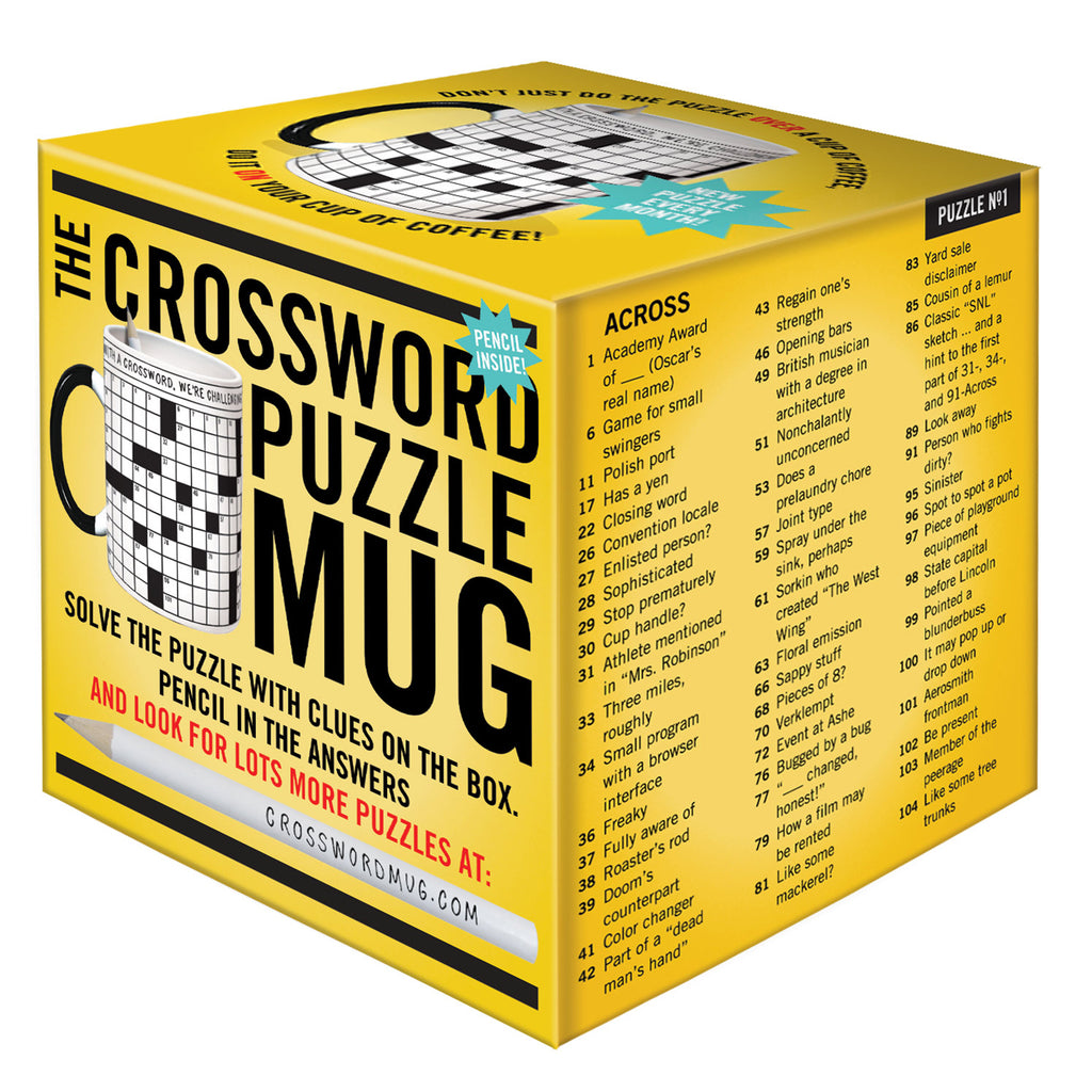 Crossword Puzzle Mug - Brain Spice