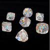 Crystal - Captured Magic 7-Dice Set - Luster Cut Resin - Brain Spice