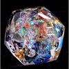 Crystal - Captured Magic 7-Dice Set - Luster Cut Resin - Brain Spice