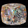 Crystal - Captured Magic 7-Dice Set - Luster Cut Resin - Brain Spice