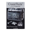 Crystal Black Treasure Chest Puzzle - 3D Jigsaw - 52pc - Brain Spice