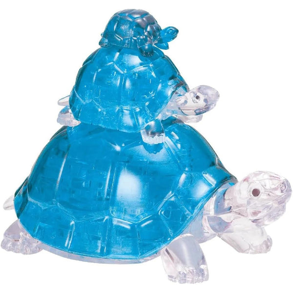 Crystal Blue Turtles Puzzle - 3D Jigsaw - Brain Spice