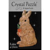 Crystal Brown Rabbit Puzzle - 3D Jigsaw - 41pc - Brain Spice