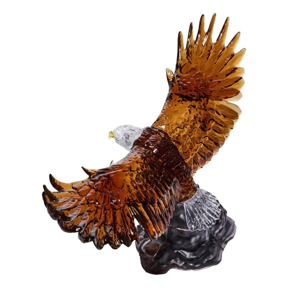 Crystal Eagle Puzzle - Brown - 3D Jigsaw - Brain Spice