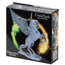 Crystal Flying Horse Clear Puzzle - 3D Jigsaw - 42pc - Brain Spice