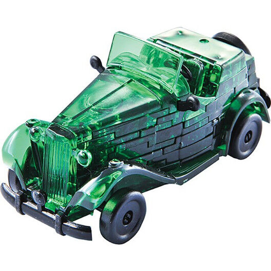 Crystal Green Classic Car - 3D Jigsaw - Brain Spice