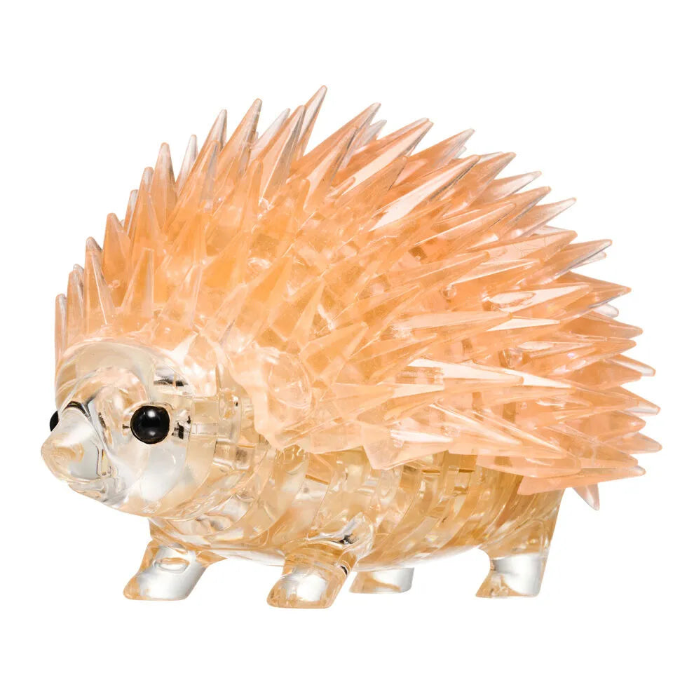 Crystal Hedgehog Puzzle - Glow in the Dark 3D Jigsaw - Brain Spice