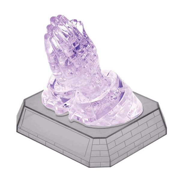 Crystal Praying Hands Puzzle - 3D Jigsaw - Brain Spice