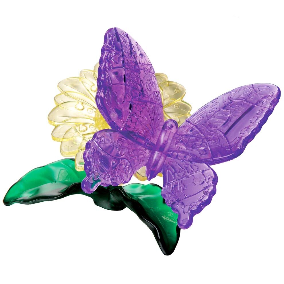 Crystal Purple Butterfly - 3D Jigsaw - Brain Spice