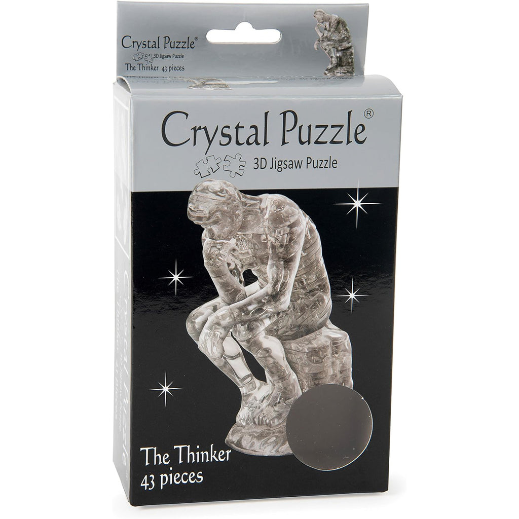 Crystal Puzzle Thinker - 3D Jigsaw - 43pc - Brain Spice