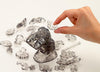 Crystal Puzzle Thinker - 3D Jigsaw - 43pc - Brain Spice