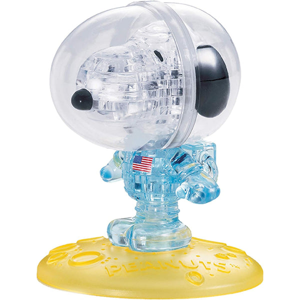 Crystal Snoopy Astronaut Puzzle - 3D Jigsaw - 35pc - Brain Spice