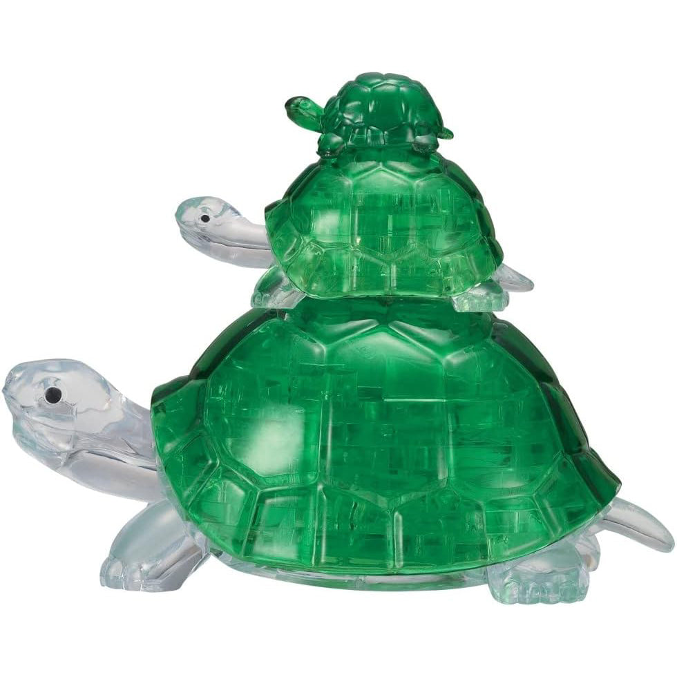 Crystal Turtles Puzzle - 3D Jigsaw - 37pc - Brain Spice