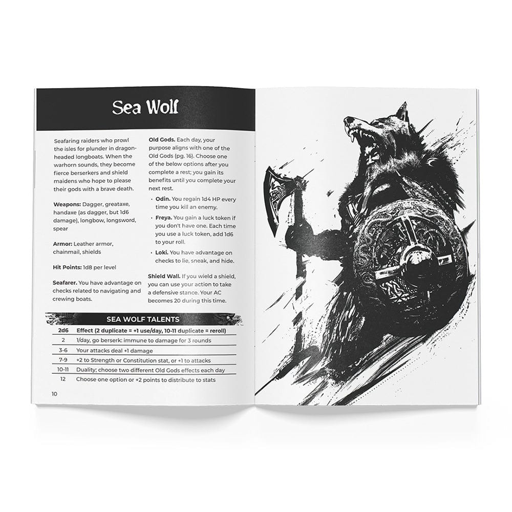 Cursed Scroll Zine Vol 3 - Midnight Sun - ShadowDark RPG - Brain Spice