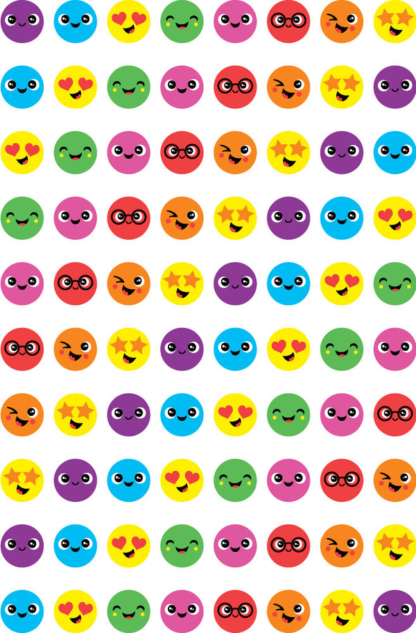 Smile Dots - Dynamic Dots and Stars Stickers - Brain Spice
