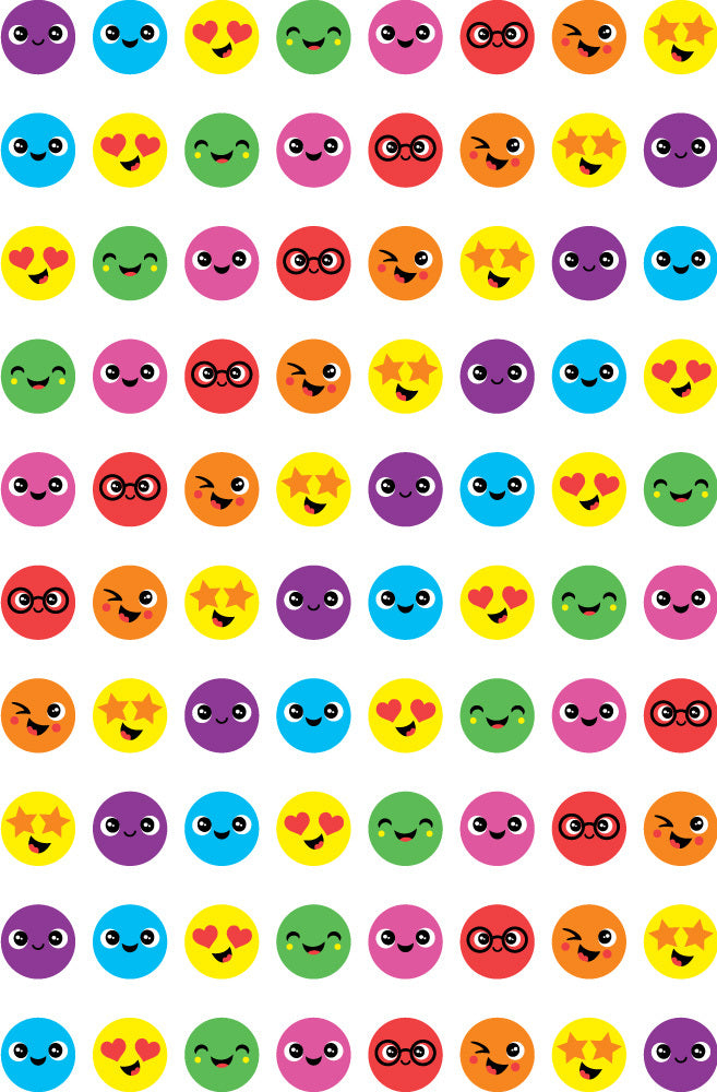 Smile Dots - Dynamic Dots and Stars Stickers - Brain Spice