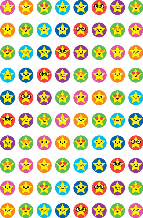 Star Dots - Dynamic Dots and Stars Stickers - Brain Spice